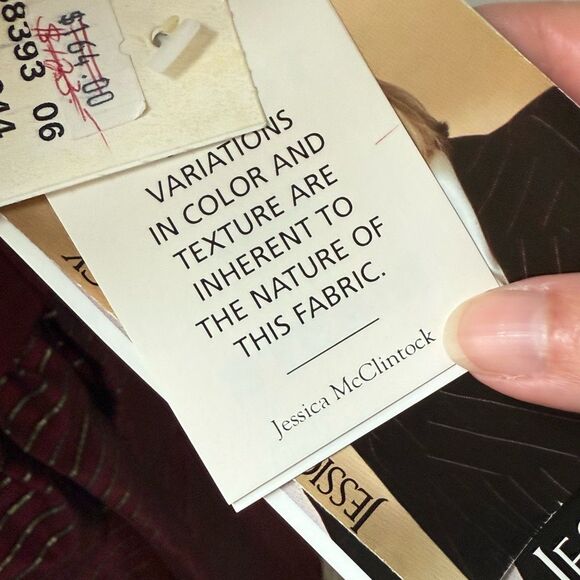 Vintage NWT NOS 90s Jessica McClintock GunneSax Burgundy Corset Steampunk Pirate - Picture 12 of 13